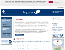 Tablet Screenshot of empresaescola.cat